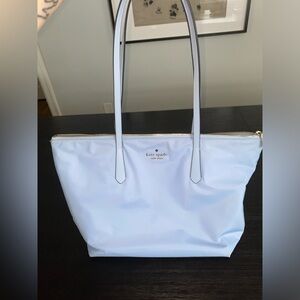 Kate Spade New York  Kitt Nylon Sky Blue Medium Tote Bag